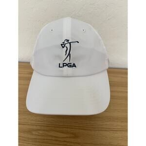 L.P.G.A. Womens Tour Golf Hat White